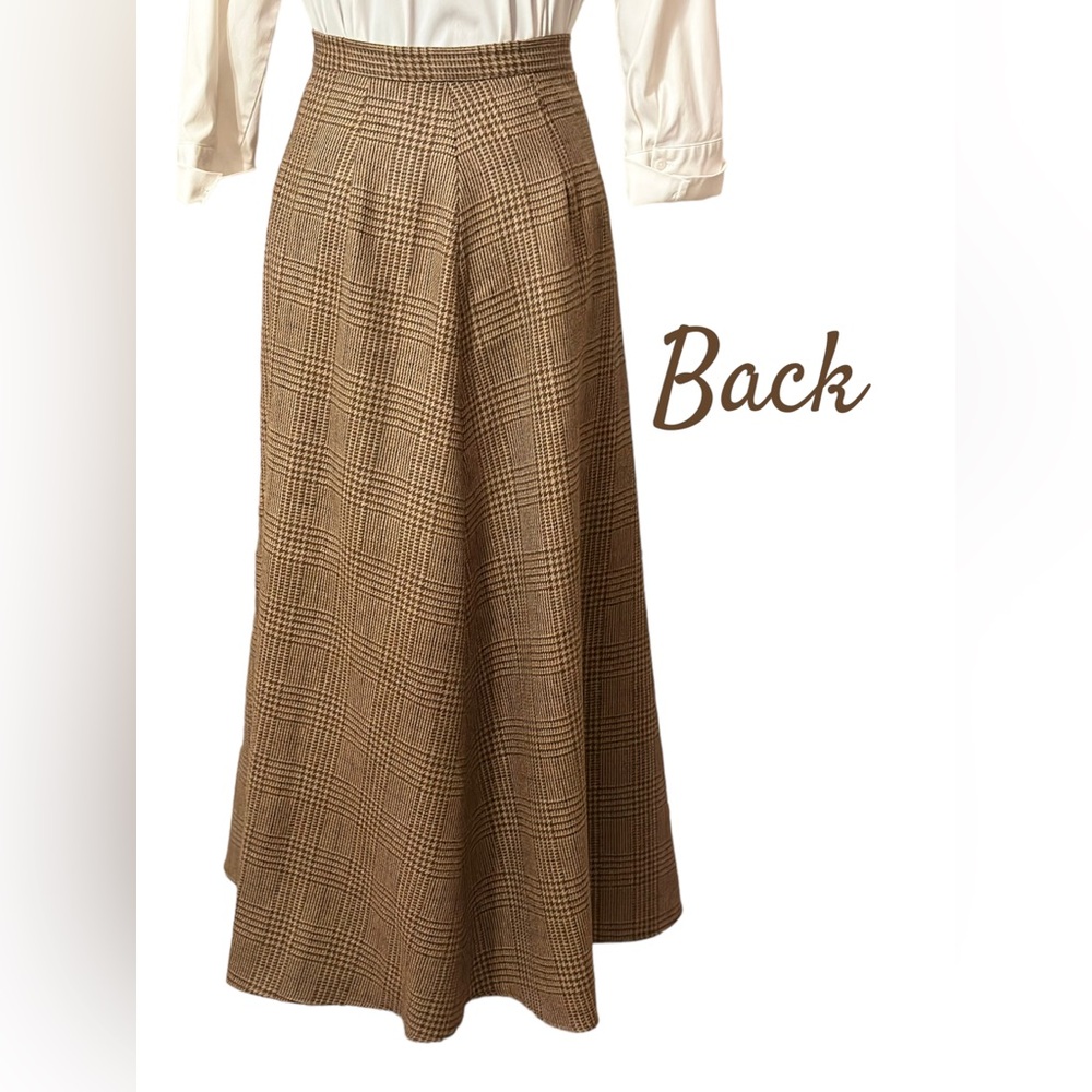EVG Vintage Breeches Tweed A-Line Skirt Made in USA 🇺🇸 Size 4 - Picture 3 of 11